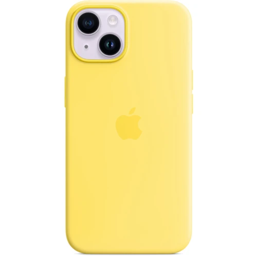 Чехол для iPhone Apple Silicone Case with MagSafe Canary Yellow (MQU73) for iPhone 14: Цвет желтый