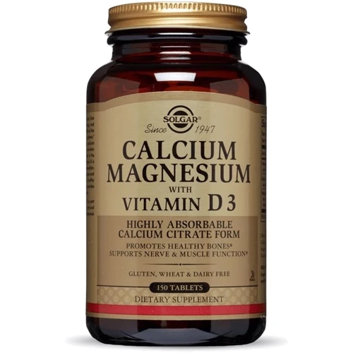 Solgar Calcium Magnesium with Vitamin D3, 300 Tab Кальций, магний, витамин D3