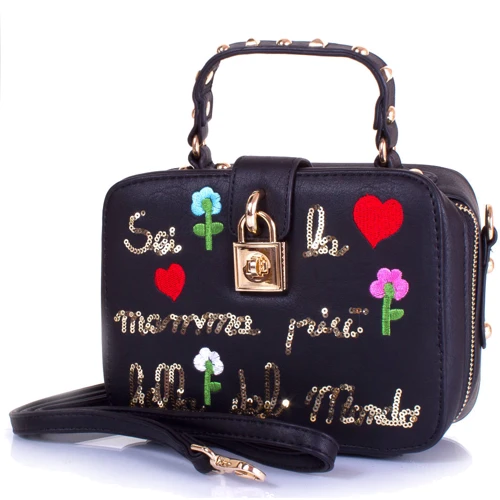 Женская сумка кросс боди Amelie Galanti черная (A981005-black)