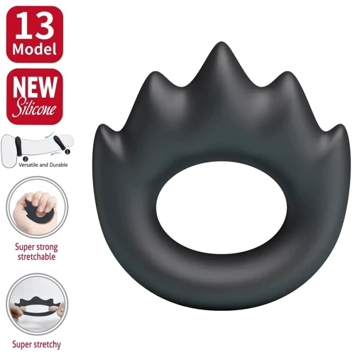 Кільце ерекційне LYBAILE Crazy Bull №13 - Habert super soft silicone (BI-210357)