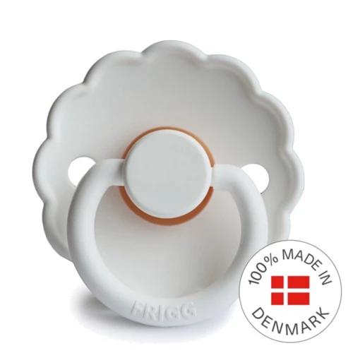 Пустышка Frigg Daisy Bright White size 1 (0-6 m) белый (000507): Возраст до 6 месяцев