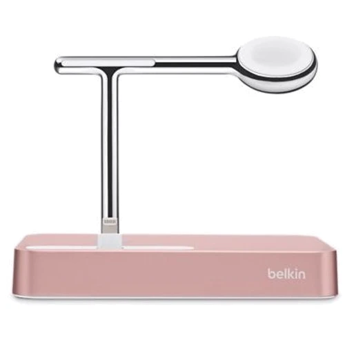 Док-станция Belkin Dock Stand Charge Rose Gold (F8J183vfC00) for iPhone and Apple Watch фото 4