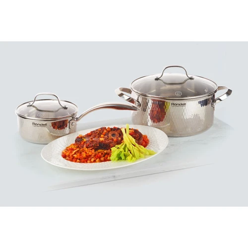 Каструля RONDELL RainDrops RDS-827 з кришкою 18 см (1.9 л) (RDS-827): Тип Традиционная