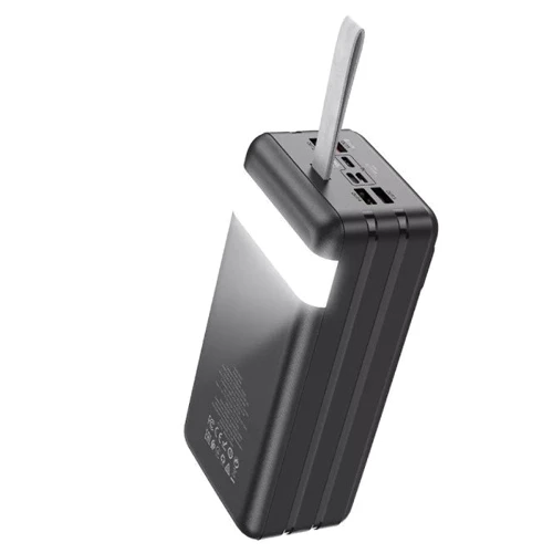Зовнішній акумулятор Hoco Power Bank 60000mAh J8B Electric 22.5W Black: Кількість USB 4