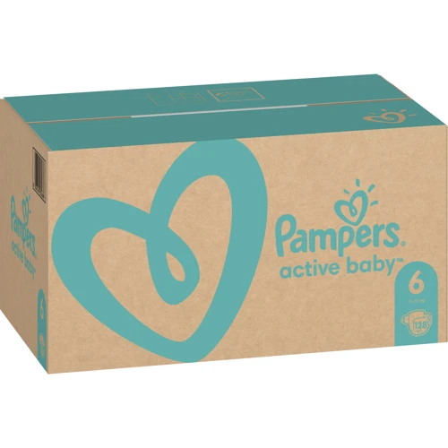 Подгузники Pampers Active Baby Размер 6 (Extra Large) 13-18 кг 128 шт (8006540032688) фото 9