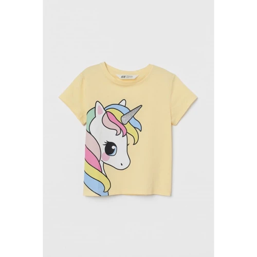 Футболка H & M 1912-7965351 110-116 см жовта