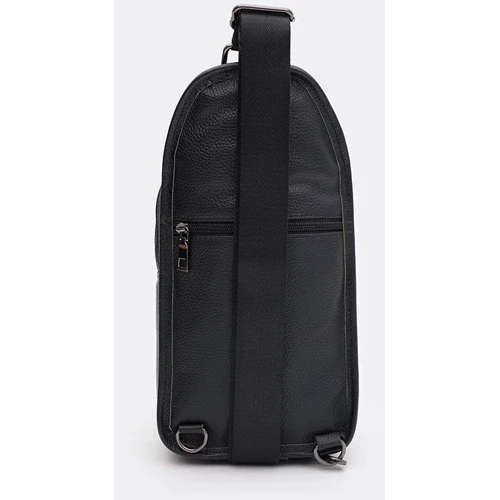 Мужская сумка-слинг Borsa Leather через плечо черная (K1a1003bl-black): Страна производитель Китай