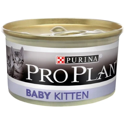Влажный корм Pro Plan Baby Kitten для котят Мусс с курицей 85г (7613036693462)