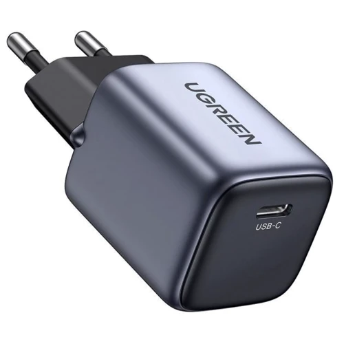 Зарядное устройство Ugreen USB-C Wall Charger CD318 Nexode Mini 20W Gray (90664): Кабель в комплекте отсутствует