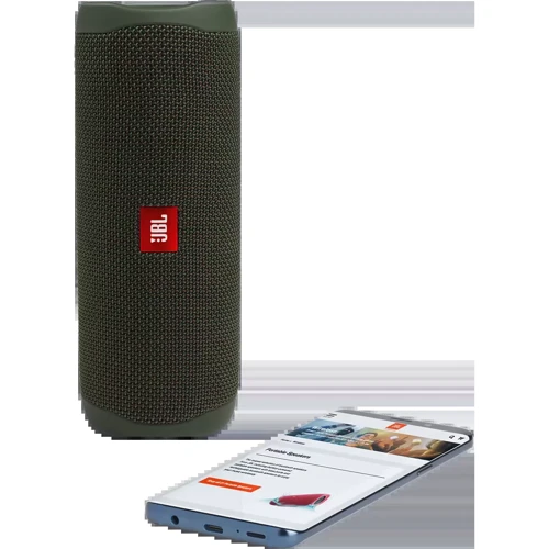 Акустика JBL Flip 5, Green (JBLFLIP5GREN): Питание Li-ion аккумулятор 4800 мАч