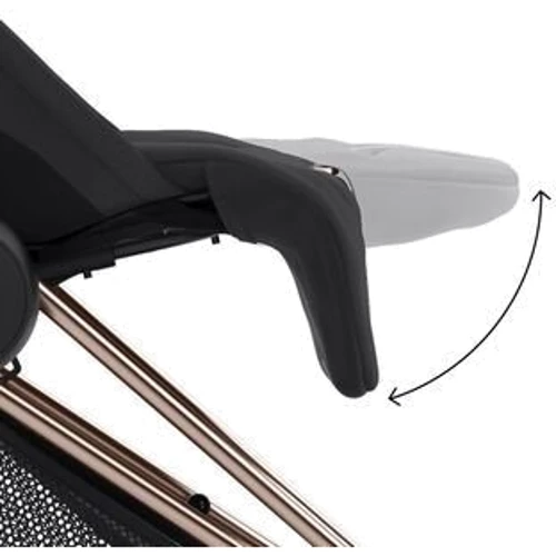 Прогулочная коляска Cybex Coya Rosegold Sepia Black (522004245): Количество блоков 1