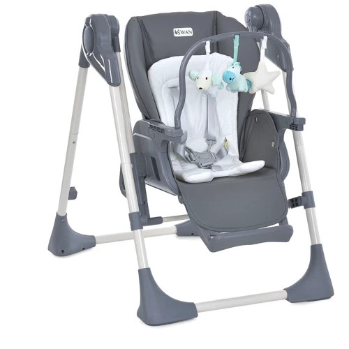 Стільчик-гойдалка El Camino Swan Dark Gray (ME 1087-G) фото 6