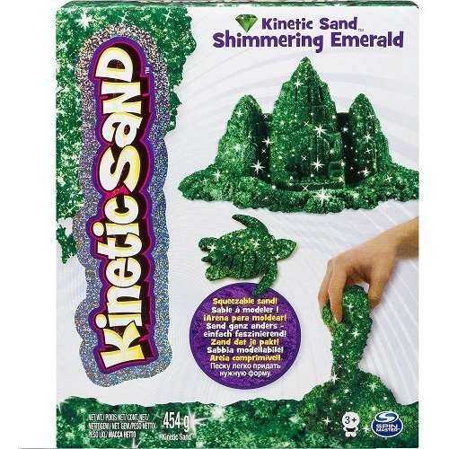 Кінетичний пісок Wacky-Tivities Kinetic Sand Metallic зелений (71408Em)