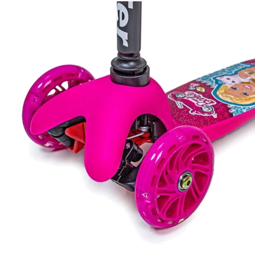 Самокат детский Micro Mini. Barbie (с рисунком): Тип тормоза ножной