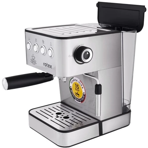 Кофеварка Rotex RCM850-S Power Espresso: Давление, бар 15