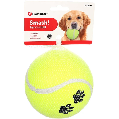 Игрушка для собак Flamingo Smash Tennis Ball Смэш 13 см Желтый (59234)