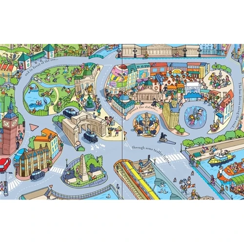 Wind-up Bus / Інтерактивна книга Автобус: Виробник Usborne