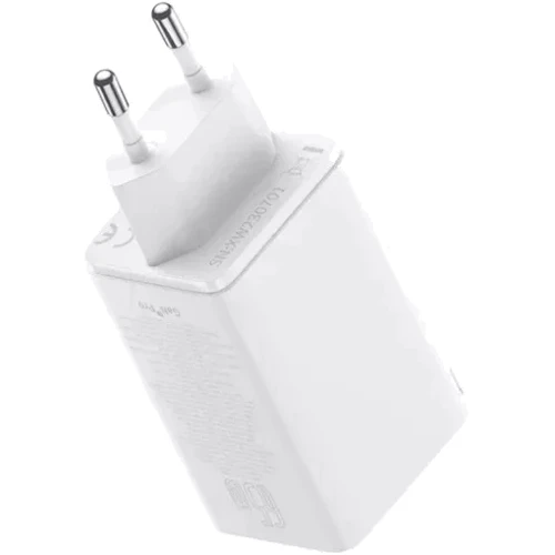 Зарядное устройство Baseus Wall Charger GaN6 Pro 2хUSB-C+2xUSB 65W White With USB-C Cable (P10162701213-00): Особенности Быстрая зарядка, USB-C