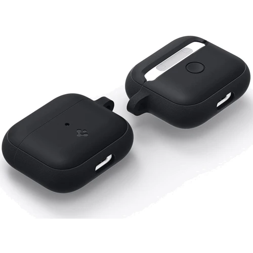 Чехол для наушников Spigen Silicone Fit with Belt Black (ASD01984) for Apple AirPods 3 фото 6