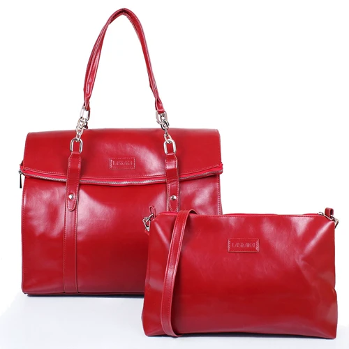 Женская сумка тоут Laskara красная (LK10200-red): Тип Сумки