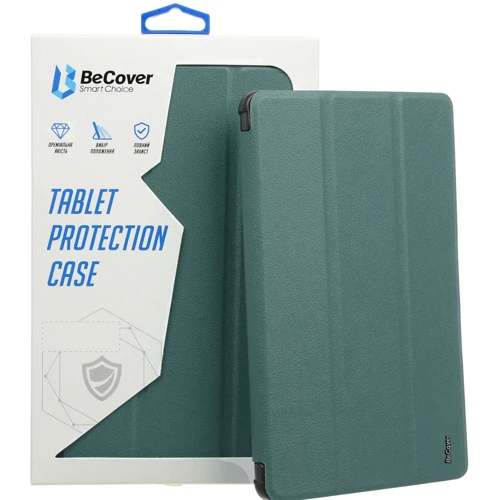 Аксесуар для iPad BeCover Magnetic 360 Rotating with Pencil mount Dark Green for iPad 10.9 (2022 / 2024) / iPad 11 2025 (708503)