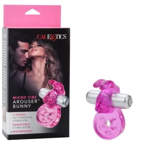 Эрекционное виброкольцо CalExotics Micro Vibe Arouser Bunny