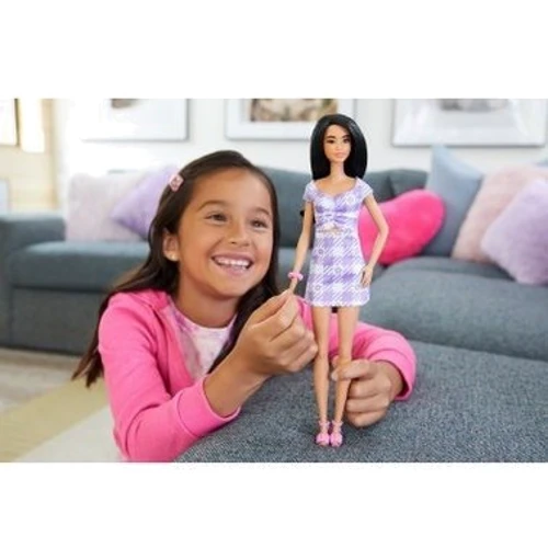 Кукла Barbie Модница в платье с фигурным вырезом (HPF75) фото 3