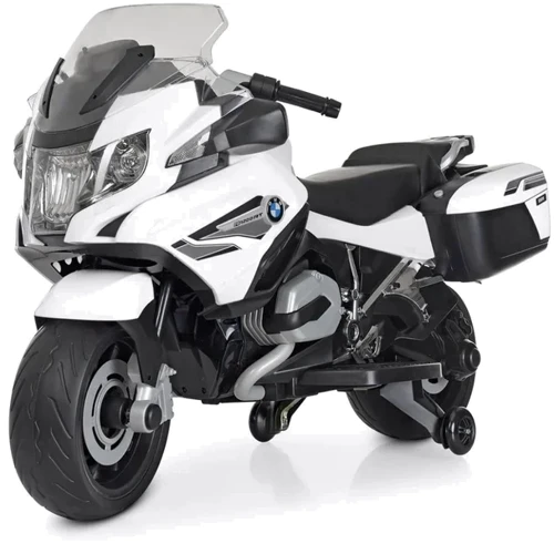 Детский электромотоцикл Bambi Racer BMW белый (M 4275E-1)