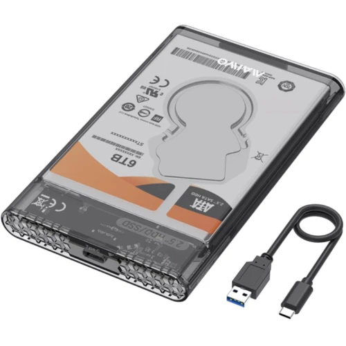 Аксесуар для накопичувача Maiwo K2510 2.5" SATA to USB 3.1 (6910053145013): Тип аксесуара Внешний карман