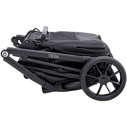 Коляска универсальная 2 в 1 Bair Vega Soft VS-05 black черный (681061) фото 8