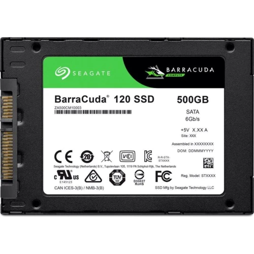 Seagate BarraCuda 500 GB (ZA500CM10003): Форм-фактор 2.5"