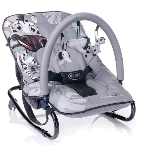 Шезлонг 4Baby Jungle Grey