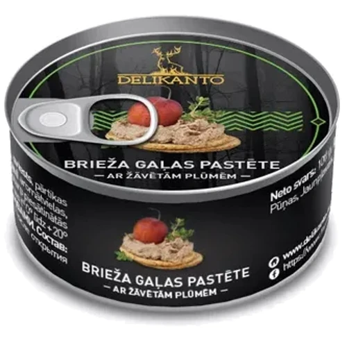 Паштет Delikanto з оленини з чорносливом 100 г (4751025310129)