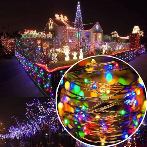 Гирлянда Springos 10 м 100 LED CL0081 Mix фото 5