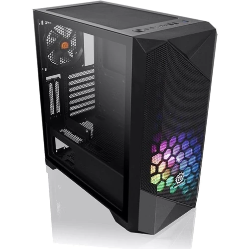 Корпус Thermaltake Commander G33 TG ARGB Black (CA-1P3-00M1WN-00): Матеріал передній панелі пластик і сталь