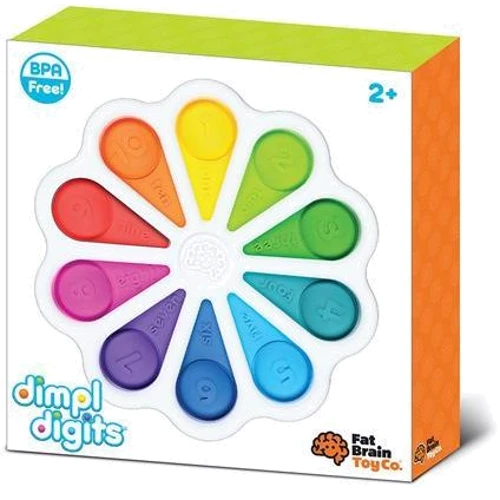 Іграшка тактильна кольорові пелюстки Fat Brain Toys dimpl digits (F275EN): Тип інше