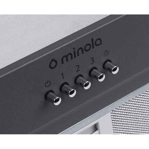 Вытяжка Minola HBI 5202 GR 700 LED: Рекомендуемая площадь помещения (при высоте 2,7 м), м² 20.5-28.4