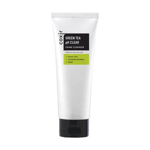 Coxir Green Tea pH Clear Foam Cleanser Пенка для умывания 150 ml