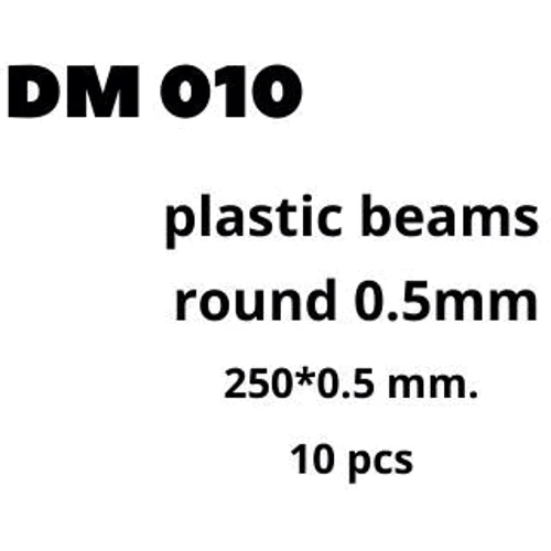 Профиль DAN models круглого сечения 250x0.5 мм, 10 шт. DAN010