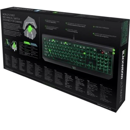 Razer BlackWidow Ultimate 2016 (RZ03-0170) Grade B2 Refurbished: Причина уцінки Б/У, незначительные повреждения, мелкие царапины, без сколов и вмятин. Комплектация: кабель, зарядно