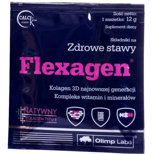 Olimp Flexagen Для суставов и связок со вкусом малины 30 пакетиков: Пол Унисекс