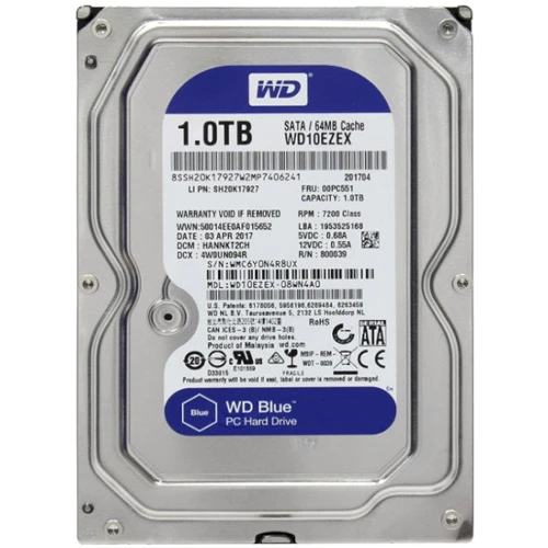 

Wd Blue Pc Desktop 1TB (WD10EZEX)