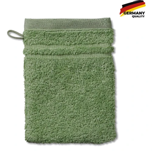 Полотенце KELA Leonora рукавичка для лица зеленый мох 15х21 см (24612): Тип полотенце-рукавица