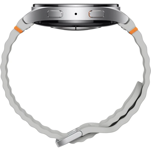 Смарт-часы Samsung Galaxy Watch 7 44mm Silver with Silver Sport Band (SM-L310NZSA) (UA): Фитнес-функции Умный будильник, Скорость движения, Тонометр, Подсчет калорий, GPS-модуль, Шагомер, Пульсометр