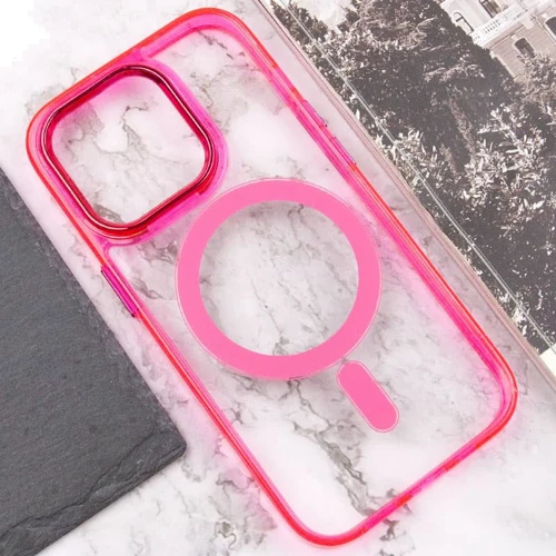 Чехол для iPhone Epik TPU Iris with MagSafe Crimson for iPhone 14: Тип чехла накладка на заднюю часть