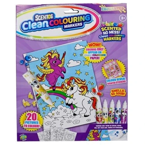 Ароматный набор для творчества Scentos Clean Colouring Волшебный мир (20210)