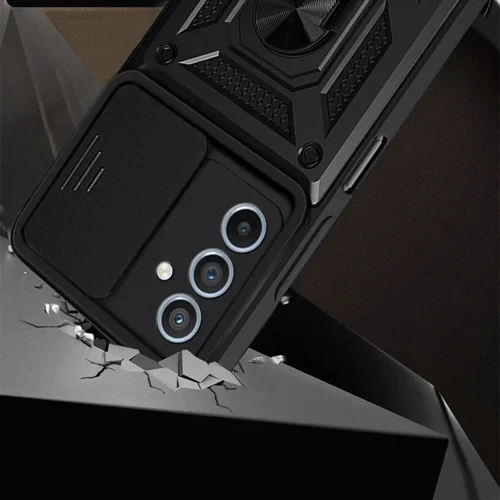Чохол для телефона BeCover Military Black для Samsung M356 Galaxy M35 5G (711541): Матеріал TPU (термополиуретан) и пластик