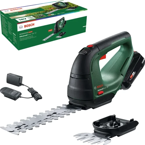 

Аккумуляторный кусторез-ножницы Bosch AdvancedShear 18V-10 + 1 аккумулятор Pba 18 В 2 Ач + зарядное устройство (0600857000)