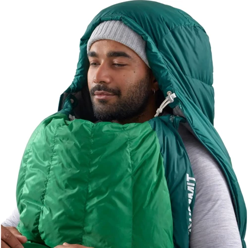Спальный мешок Sea to Summit Ascent -9C/15F Regular Ra9in Forest Green (STS ASL041101-052003): Материал внешней ткани Recycled 20D nylon (20D Nylon+DWR)