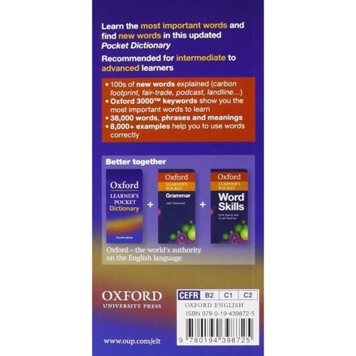 Oxford Learner's Pocket Dictionary 4th Edition: Виробник Oxford University Press